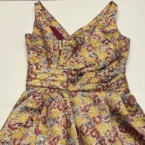 Zac Posen For Target Lined Brocade Dress Size Small